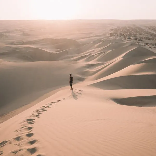 caminhar no deserto